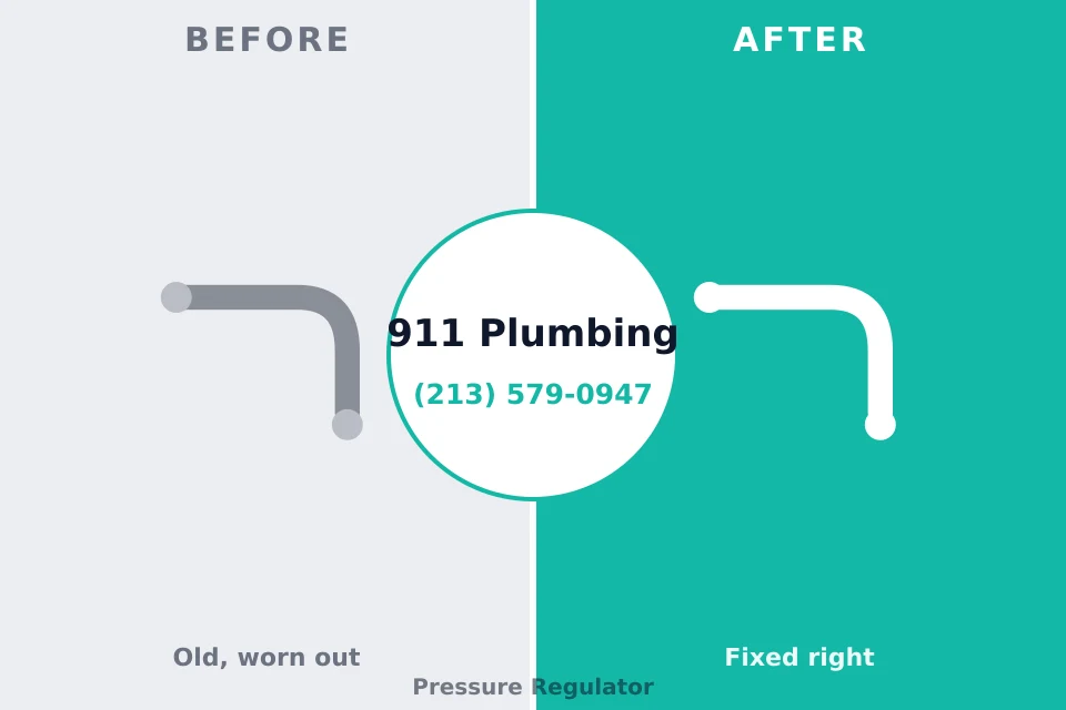 Before and after: plumbing repair Homerville, GA